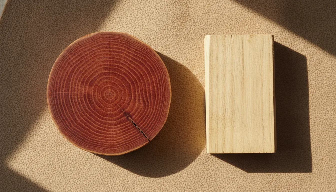 Comparison between red vs white sandalwood